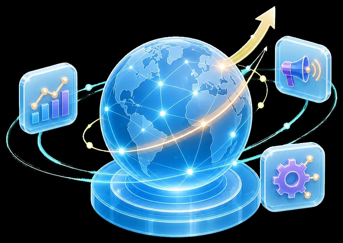 Website speed optimization dashboard with performance and Core Web Vitals signals