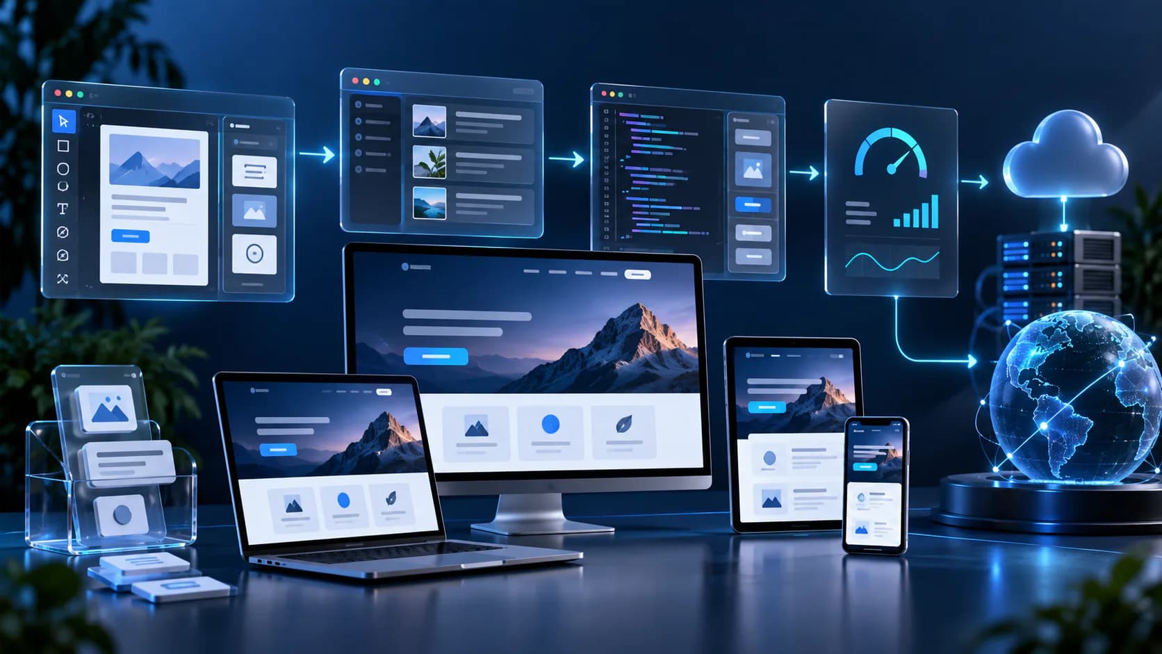 Landing page conversion layout and campaign measurement workflow