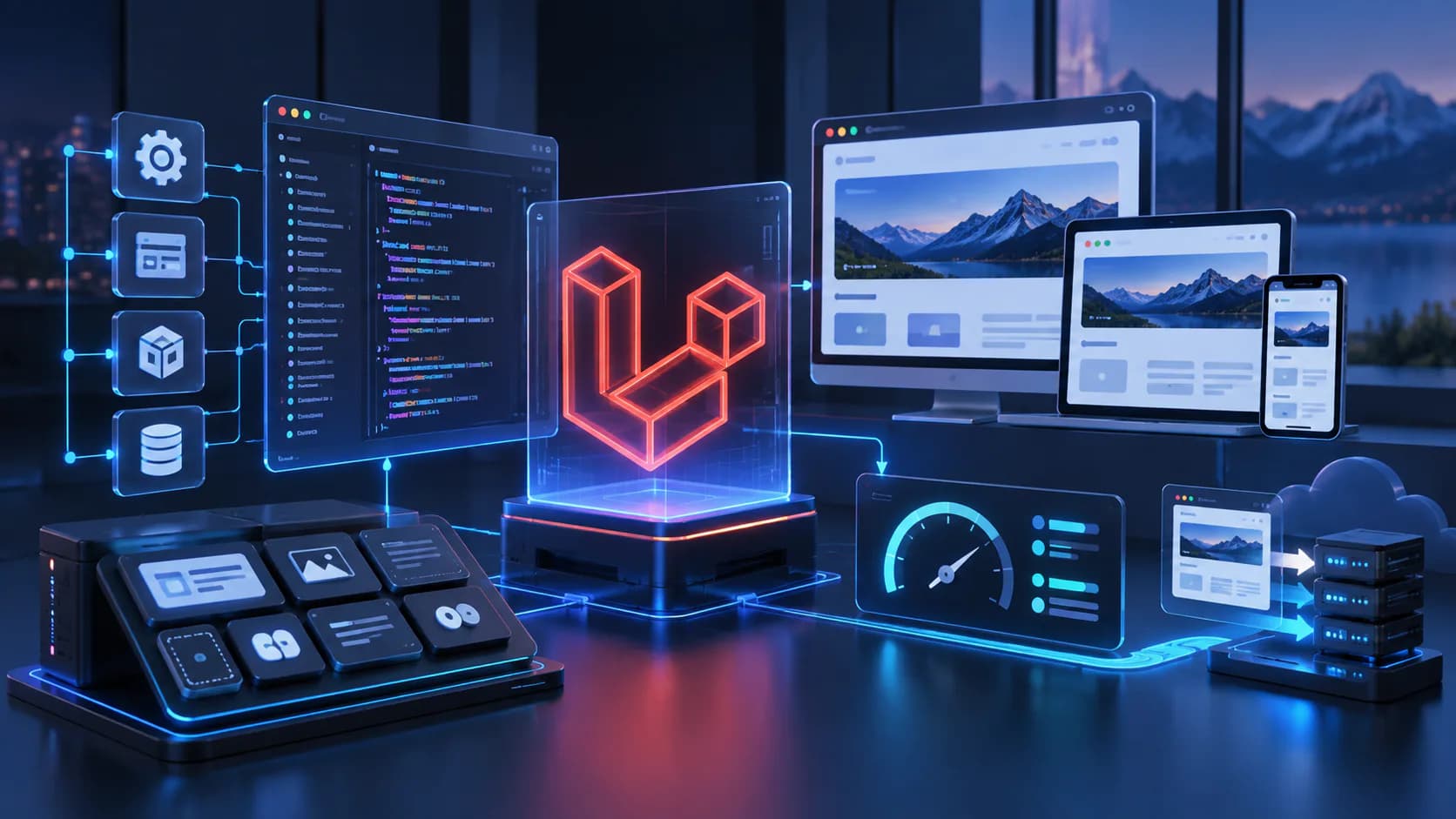 Laravel workflow architecture and application planning interface