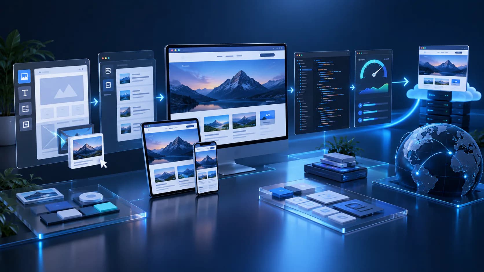 Website redesign strategy, interface review, and relaunch planning workspace