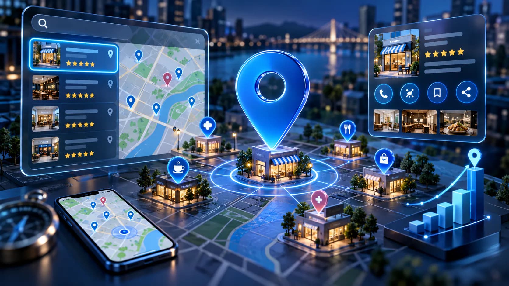 SEO search visibility and organic performance dashboard for local seo