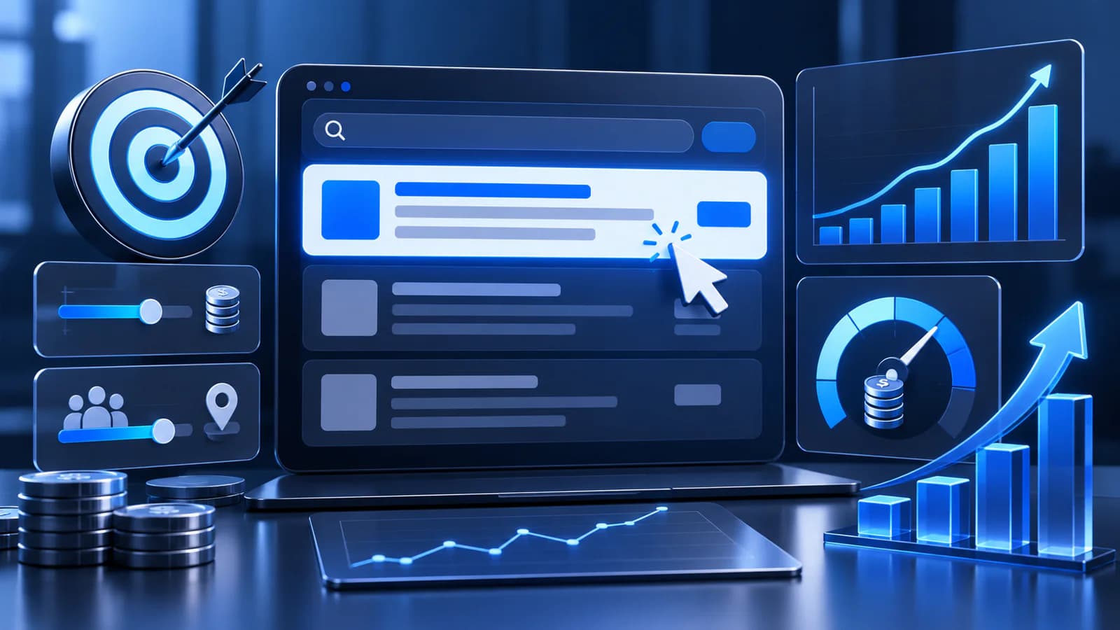 High-performance advertising landing page experience